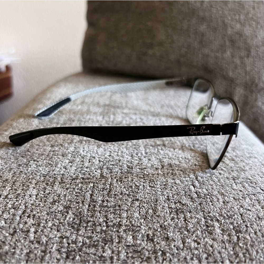 Rayban Matte Gunmetal Eyeglasses Frames View 5